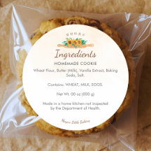 Liste des ingrédients du rouleau à pâtisserie Éleg