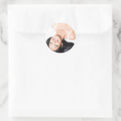 Sticker Rond Listes d'adresses (Sac)