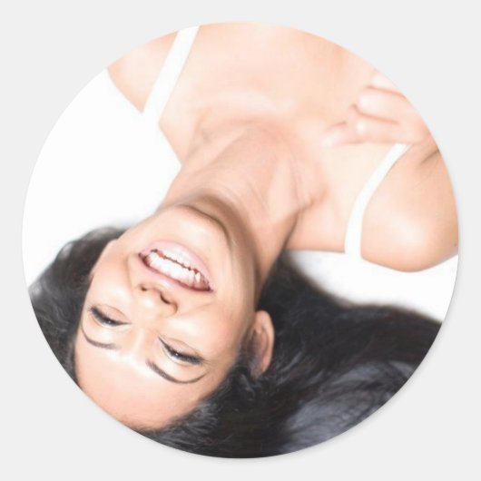 Sticker Rond Listes d'adresses (Devant)