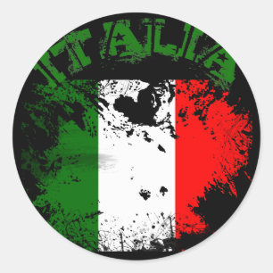 STICKER ROND L'ITALIE