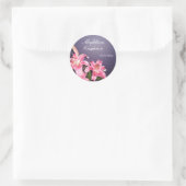 Sticker Rond LITS ROSE STYLISH - Stickers/Seals (Sac)