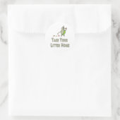 Sticker Rond Litterbug Ramenez Votre Litter À La Maison (Sac)