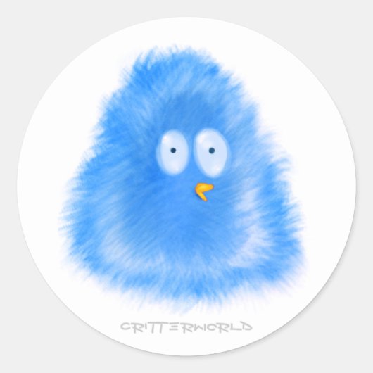Sticker Rond Little Bird Critter (Devant)