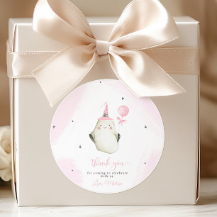 Sticker Rond Little Boo est presque à Baby shower