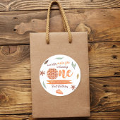 Sticker Rond Little Cutie Pie Automne 1er Anniversaire