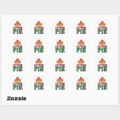 Sticker Rond Little Cutie Pie Sweet Stuff Cutieps fraises (Feuille)