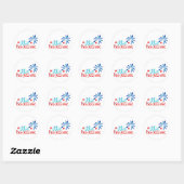 Sticker Rond Little Firecracker (Feuille)