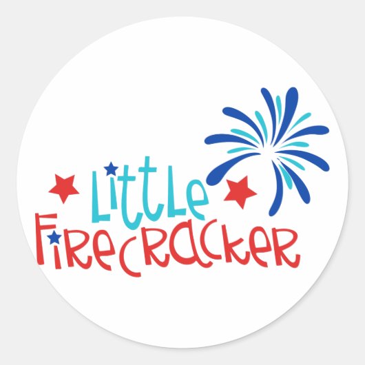 Sticker Rond Little Firecracker (Devant)