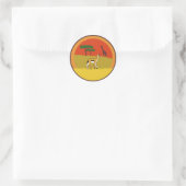 Sticker Rond Little Gazelle (Sac)