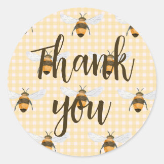 Sticker Rond Little Honey Merci