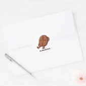 Sticker Rond Little Kaka – Propulsé par le Café (Enveloppe)