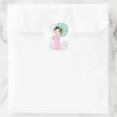 Sticker Rond Little Kimono (Sac)