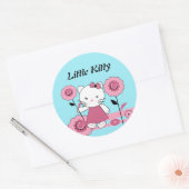 Sticker rond Little Kitty Classic (Enveloppe)
