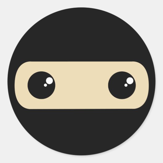 Sticker Rond Little Ninja (Devant)