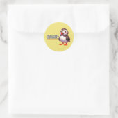 Sticker Rond "Little P (Sac)