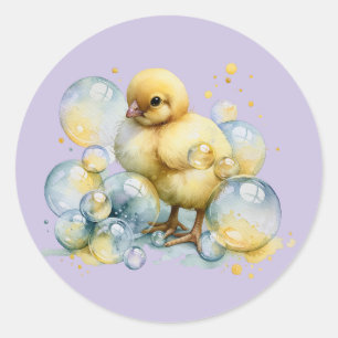 Sticker Rond Little Peep & Co. Célébration de bébé