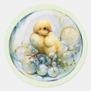 Sticker Rond Little Peep & Co. Célébration de bébé