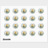 Sticker Rond Little Peep & Co. | Merci (Feuille)