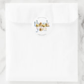 Sticker Rond Little Peep & Co. | Merci (Sac)