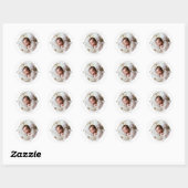 Sticker Rond Little Peep & Co. | Merci (Feuille)