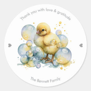 Sticker Rond Little Peep & Co. Merci