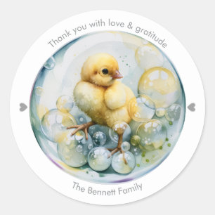 Sticker Rond Little Peep & Co. Merci