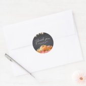 Sticker Rond Little Pumpkin Autumn Picnic Baby Shower (Enveloppe)