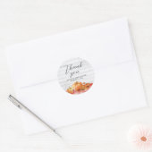 Sticker Rond Little Pumpkin Fall Picnic Baby Shower (Enveloppe)