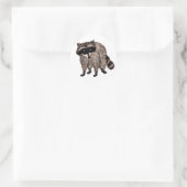 Sticker Rond Little Raccoon (Sac)