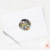 Sticker Rond Little Robo-x9 pour Talk Like A Pirate Day AAARGH! (Enveloppe)