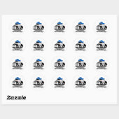 Sticker Rond Little Rookie (Feuille)