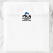 Sticker Rond Little Rookie (Sac)