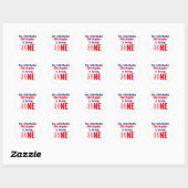 Sticker Rond Little Rookie Baseball 1er anniversaire (Feuille)