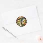 STICKER ROND LIVE JAZZ (Enveloppe)