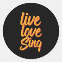Live Love Chanteur Sing Songwriter Karaoke Lover