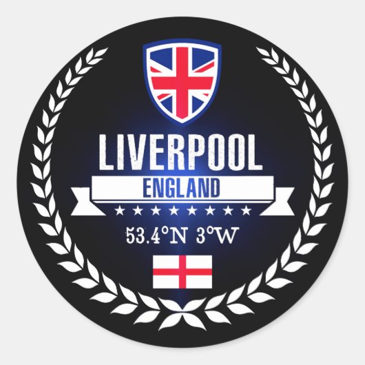 Sticker Rond Liverpool (Devant)