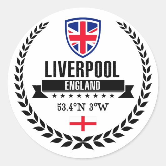Sticker Rond Liverpool (Devant)