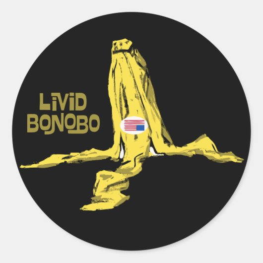 STICKER ROND LIVID BONOBO (Devant)
