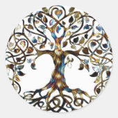 Sticker Rond Living Tree (Devant)