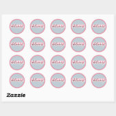 Sticker Rond Livraison spéciale (Feuille)