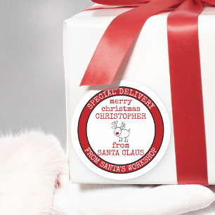 Sticker Rond Livraison spéciale personnalisée de l'atelier Sa