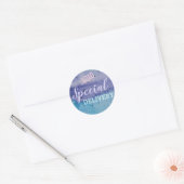 Sticker Rond Livraison spéciale XOXO (Enveloppe)