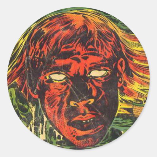 Sticker Rond Livre de bande dessinée Spook (Devant)