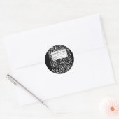 Sticker Rond Livre de composition/Étudiant-Enseignant (Enveloppe)