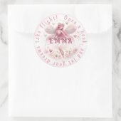Sticker Rond Livre Fée (Sac)