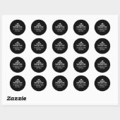 Sticker Rond Livre Hangover Définition Bookworm Lecture Nerd (Feuille)