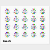 Sticker Rond LIVRE Lover (Feuille)