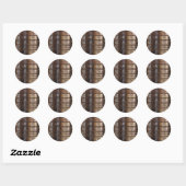 Sticker Rond Livres anciens (Feuille)