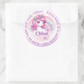 Sticker Rond Livres pour enfants, enfants (Sac)