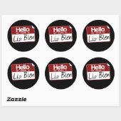 STICKER ROND LIZ BIEN (Feuille)